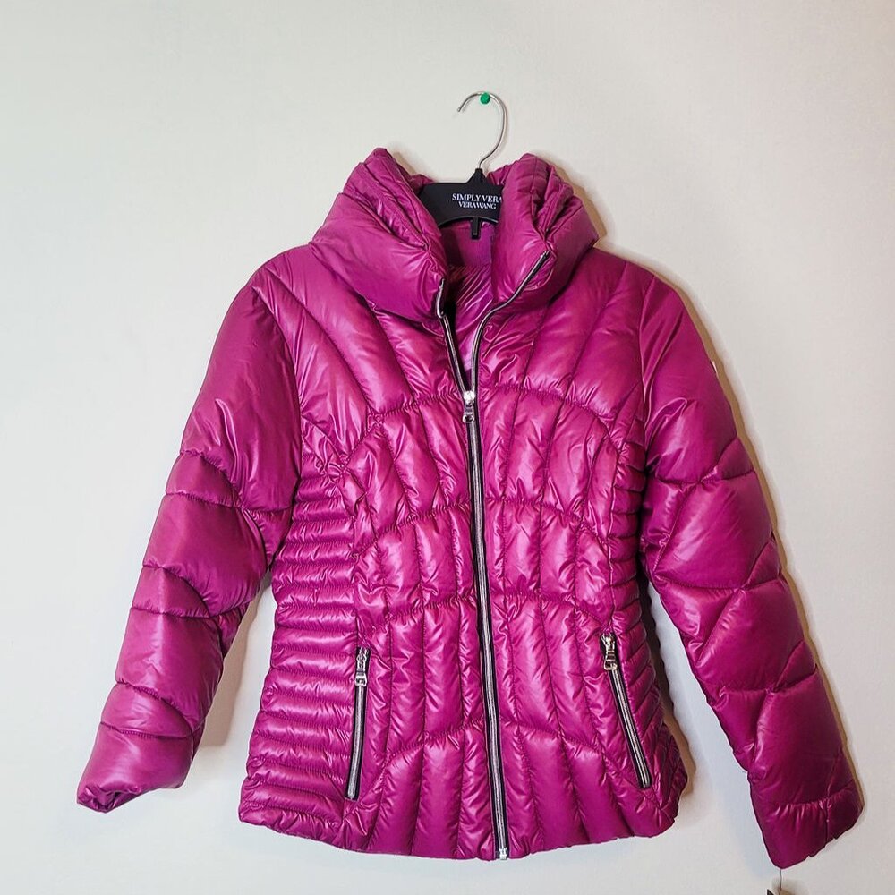 GUESS Women’s Puffer Jacket – Magenta Pink | Size SM & L | New with Tags For Mom